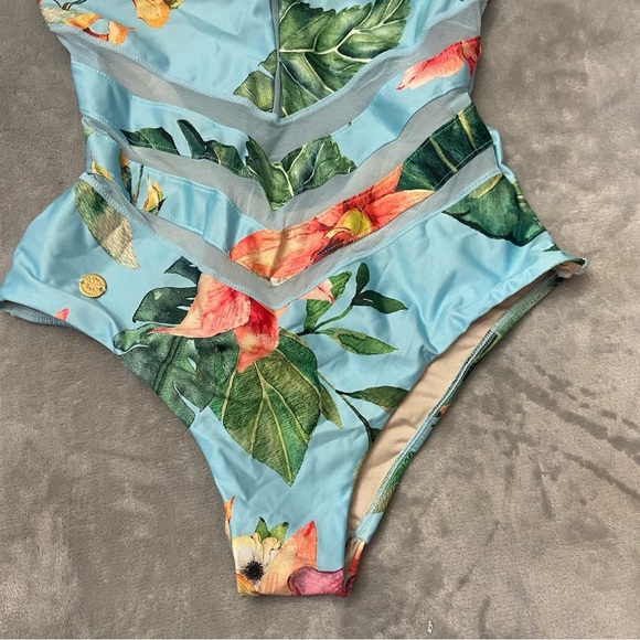 New! Leonisa BIO-PET Technology Gentle Abdominal Control Swimsuit 27662 - Picture 5 of 11